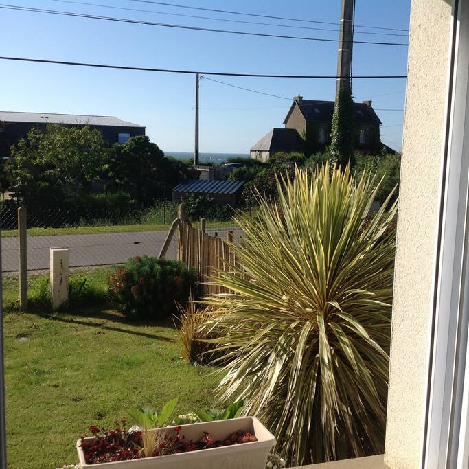 Jolie vue de mer de la chambre