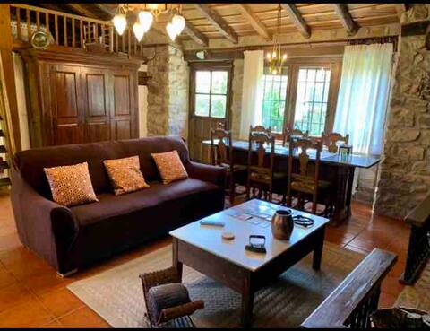 Successful Airbnb property: House with a garden and fireplace in Cabuerniga in Cantabria