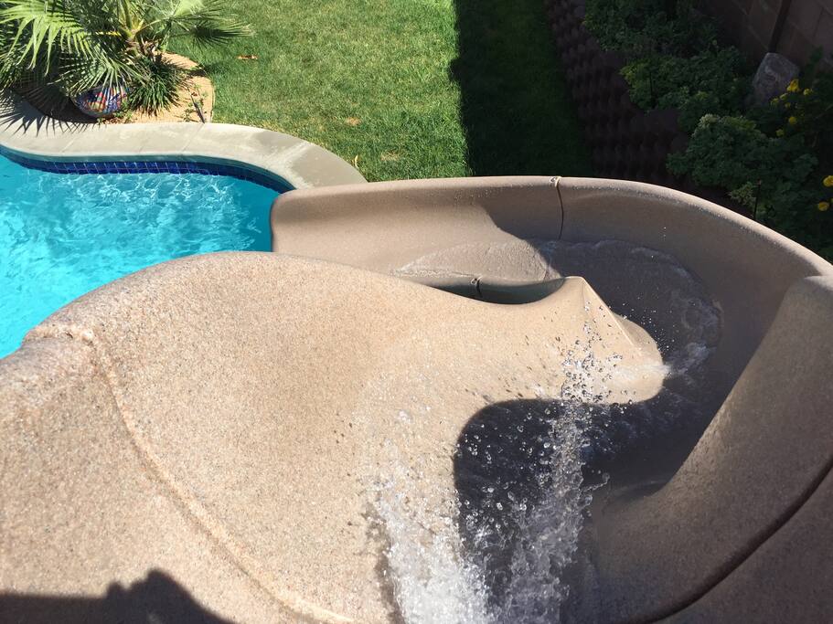 The turbo twister slide