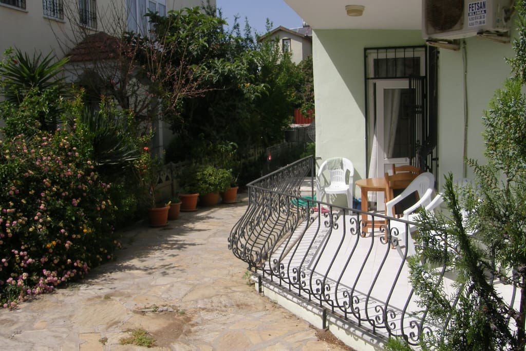 Front Garden and Balcony