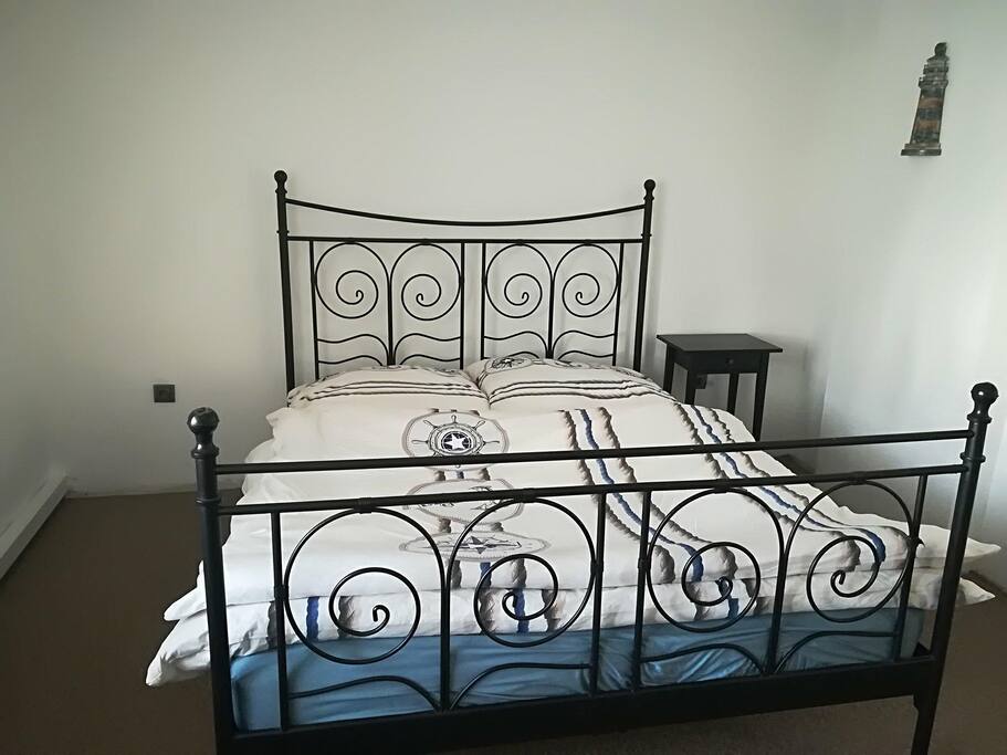 Quiet bedroom with dressing room