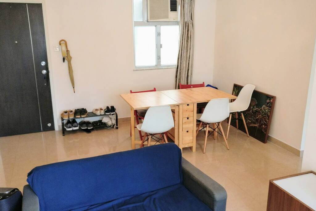 Living Room + Work space