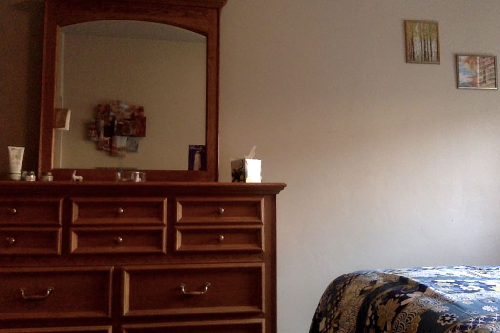 Triple Dresser and closet for your use
