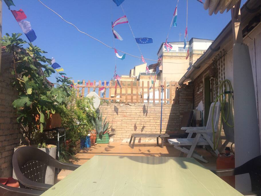 Terrassa al més pur estil Nepalí.