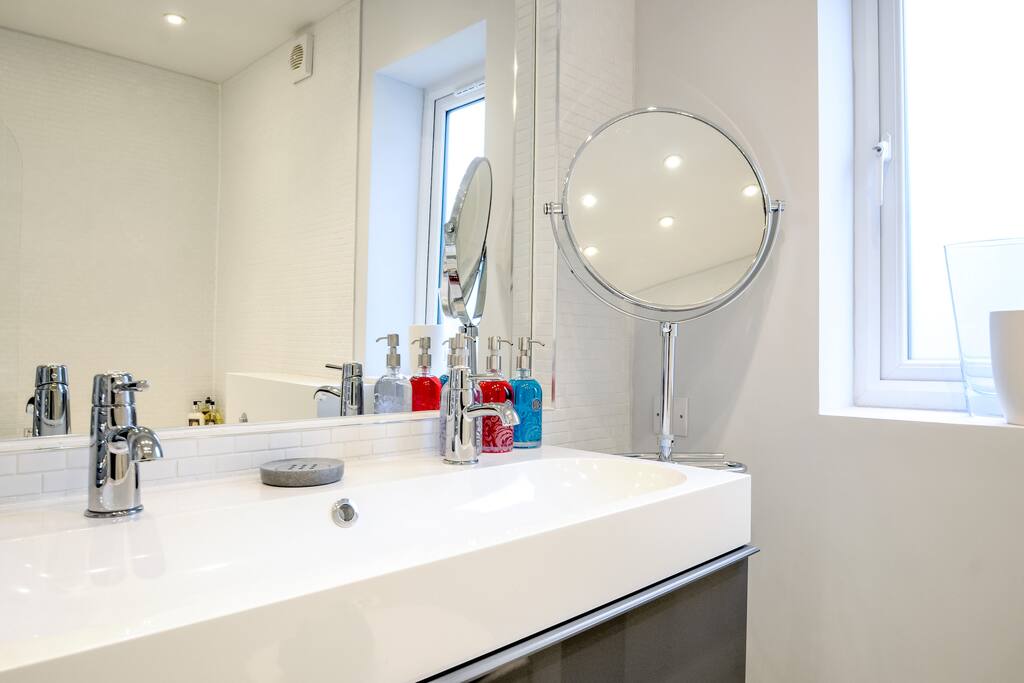 Brand new bathroom: Shower/bath & double wash basin (towels provided, but bring your own toothbrush and paste)