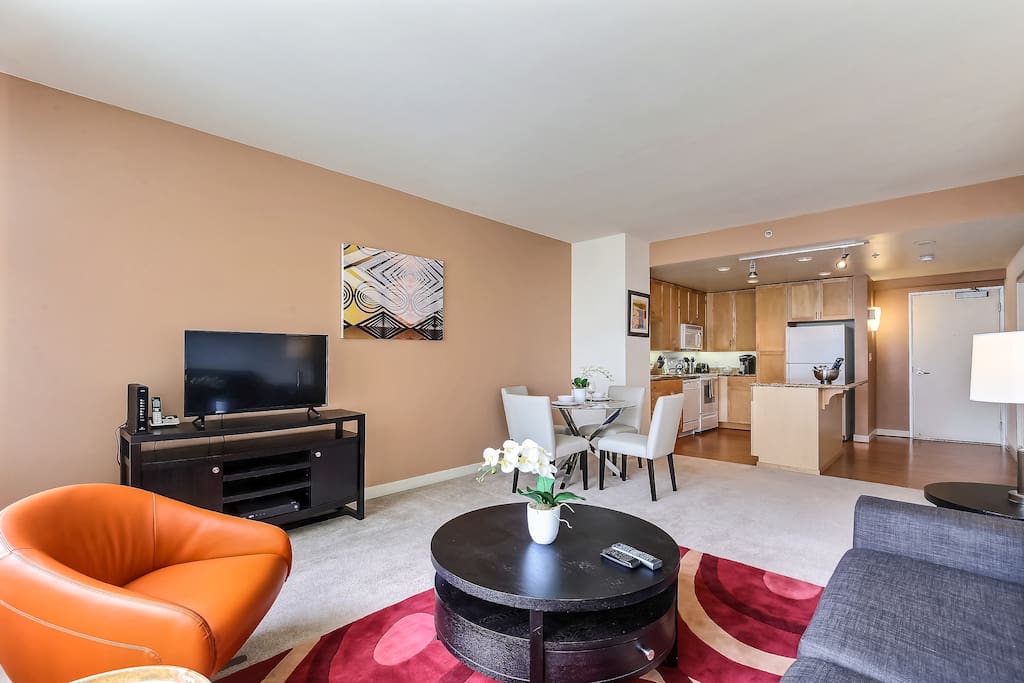 Living and dining area