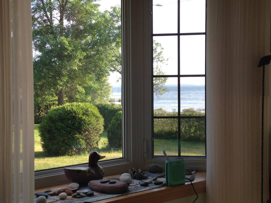 View the lake from every room in the house.