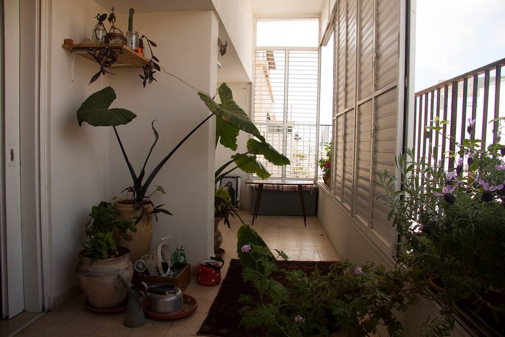 the balcony
