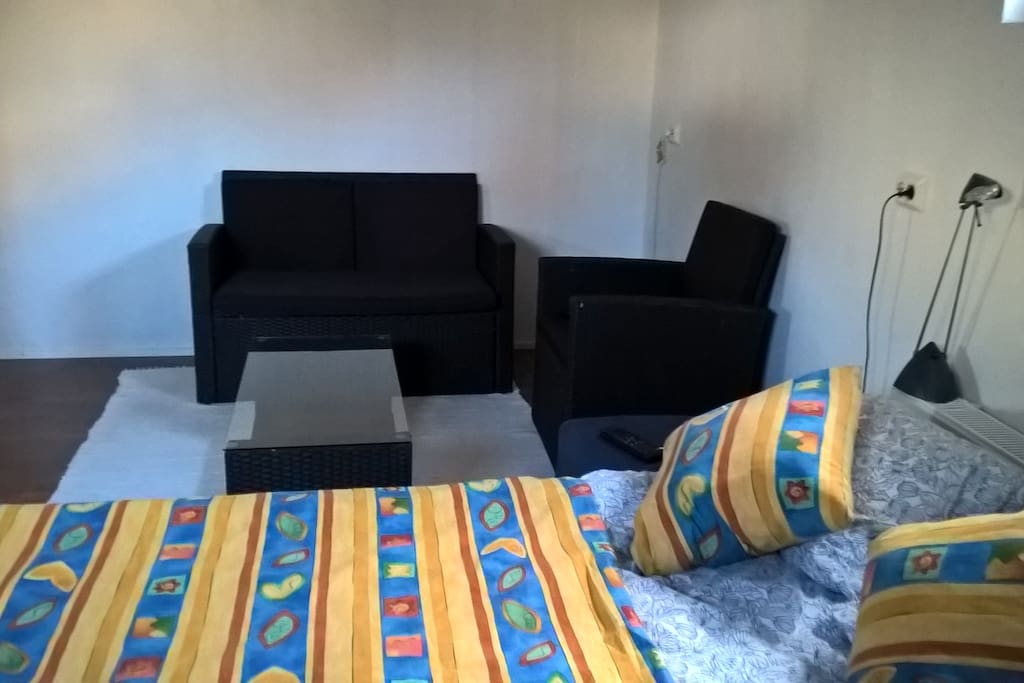 Bed in the other room is 120 wide
