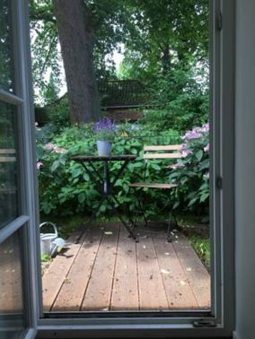 Terrasse nach Hinten