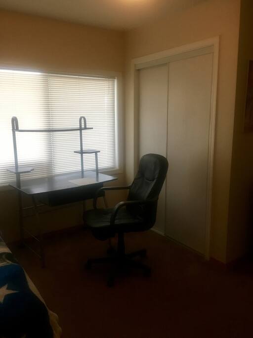 Desk and chair