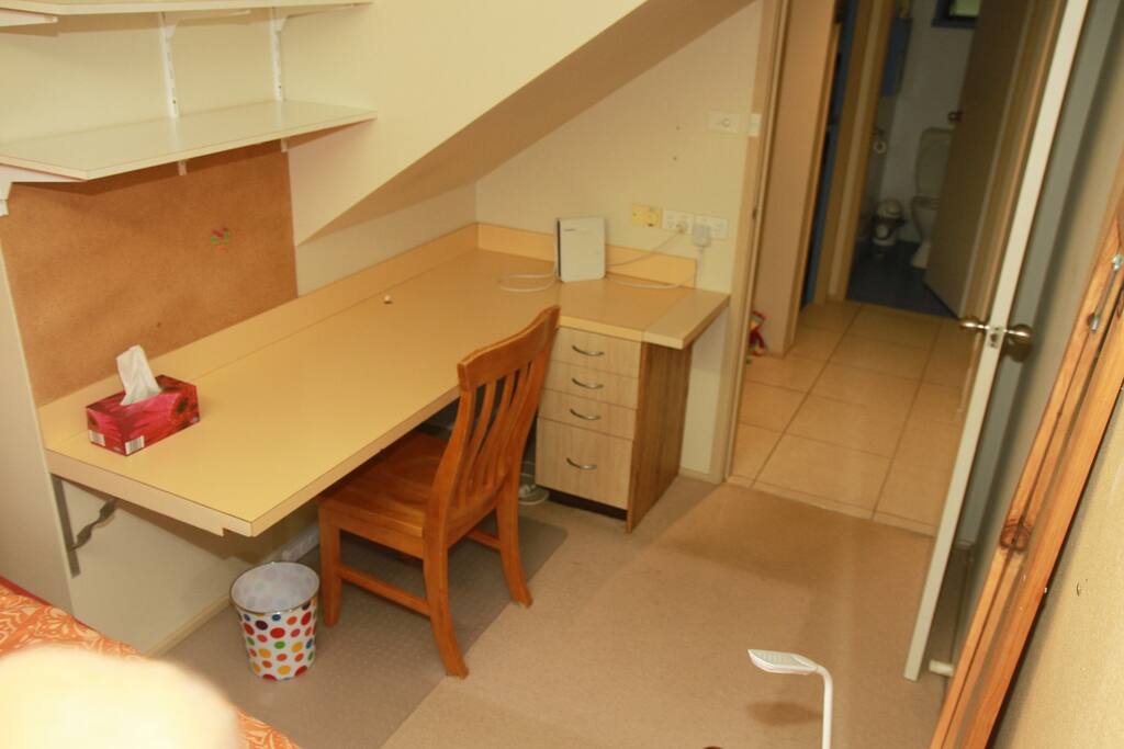 built in desk
