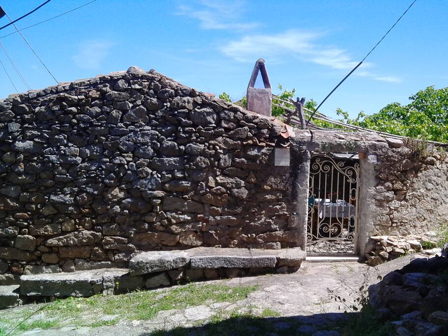 vista esteriore della casa