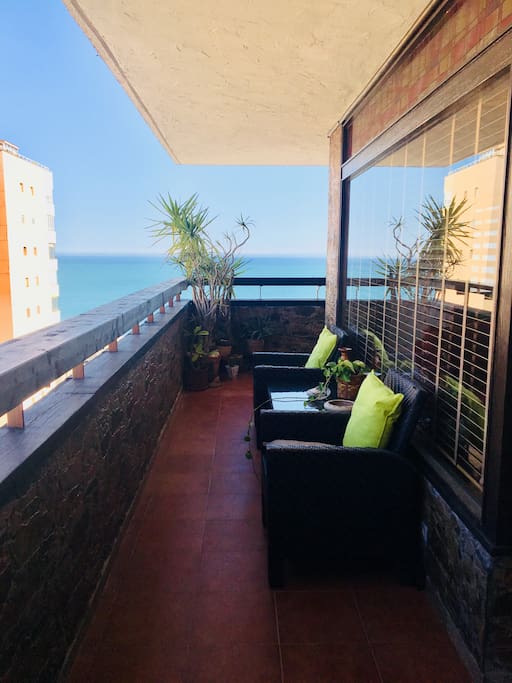 Terrace with sea view