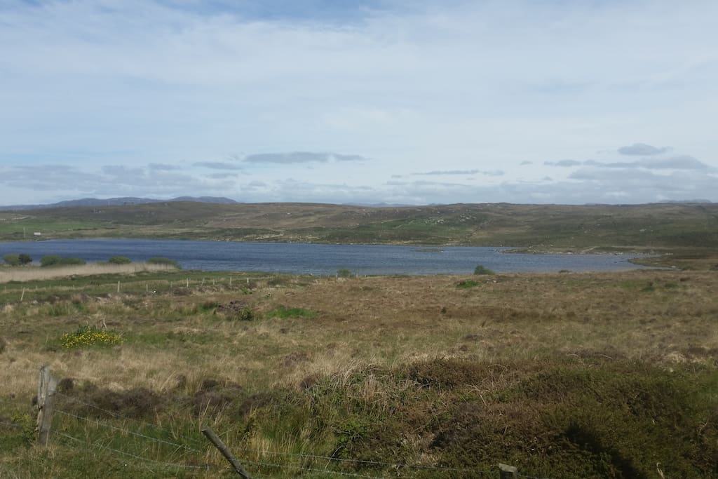 View from front door overlooking Courhour Lake