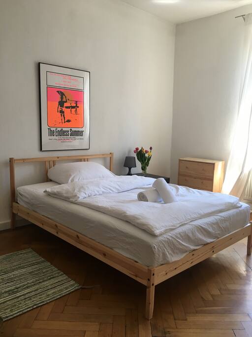 Two people fit the bed easily if they like each other