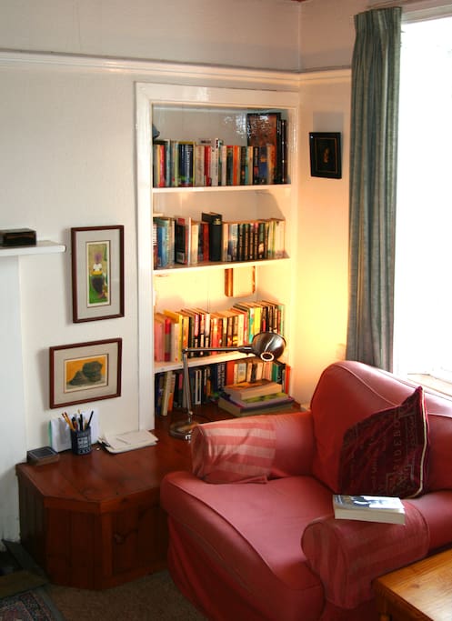 Reading Nook in the Sitting Room -best seat in the house!
