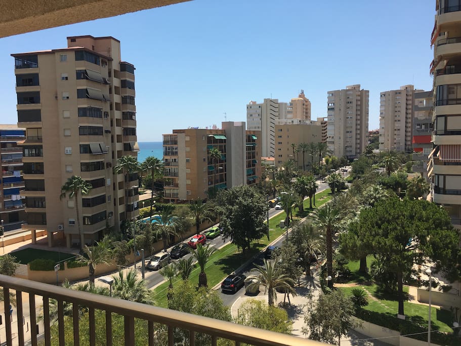 Vistas laterales desde la terraza.