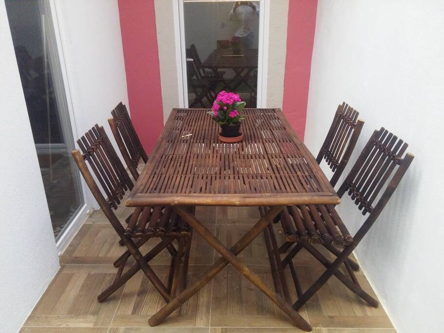 Outside patio