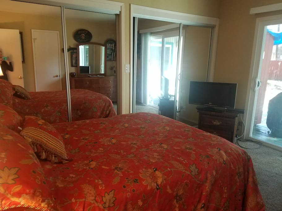 (note this smaller tv has been replaced with a 55" tv) shown in next picture