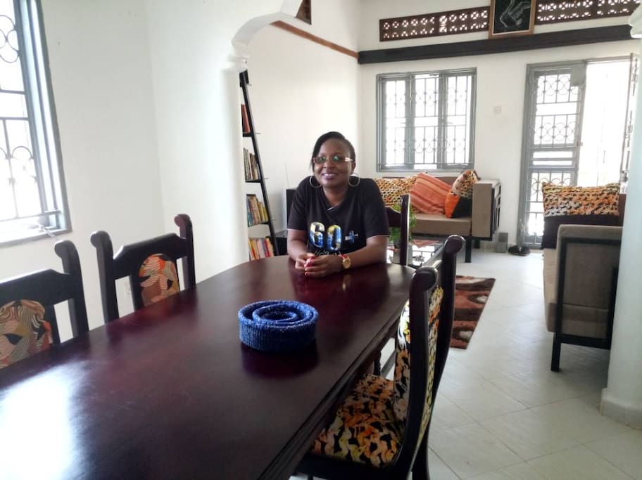 The dining room