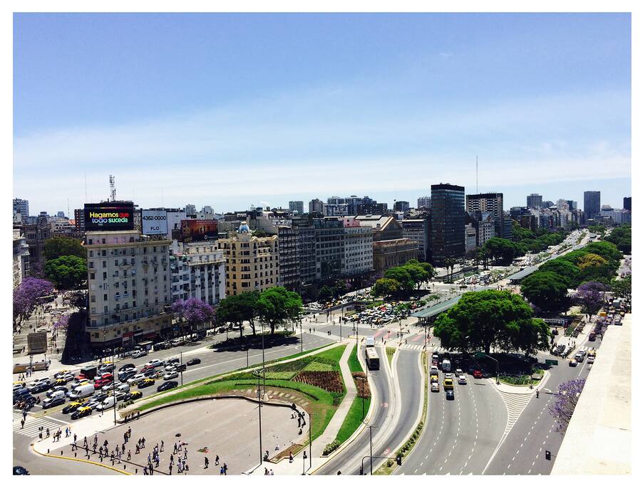REAL VIEW FROM THE BALCONY TO THE NORTH / VISTA REAL DESDE EL BALCON HACIA EL NORTE