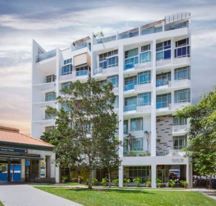 Front view of Apartment Complex
