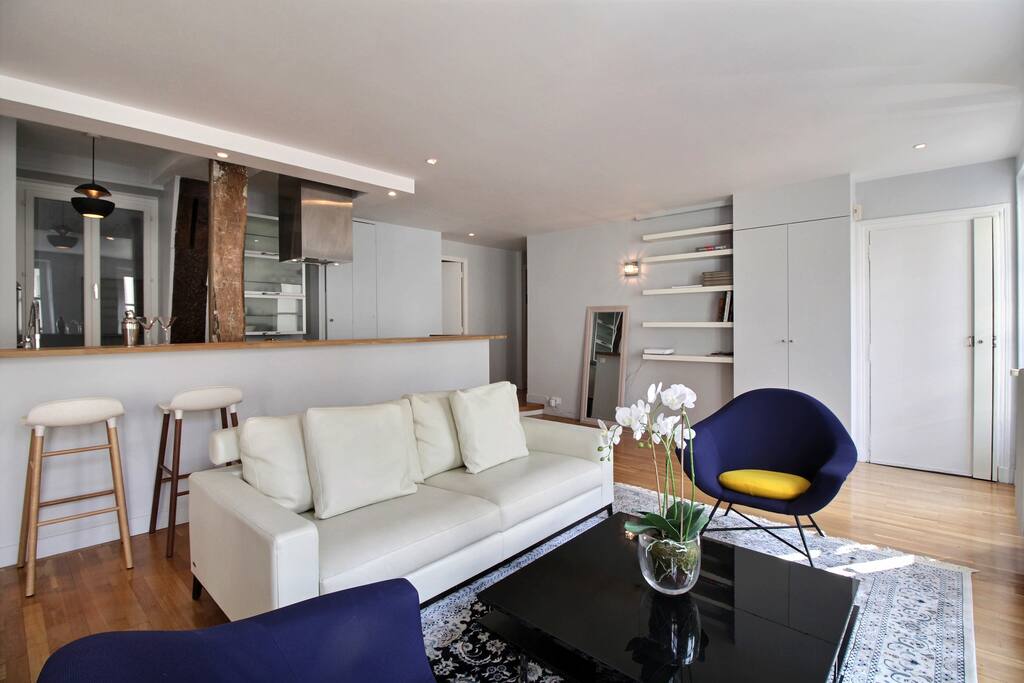Living room with sofa