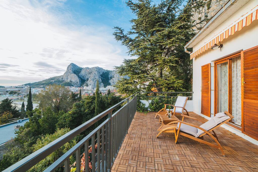 The view from the terrace