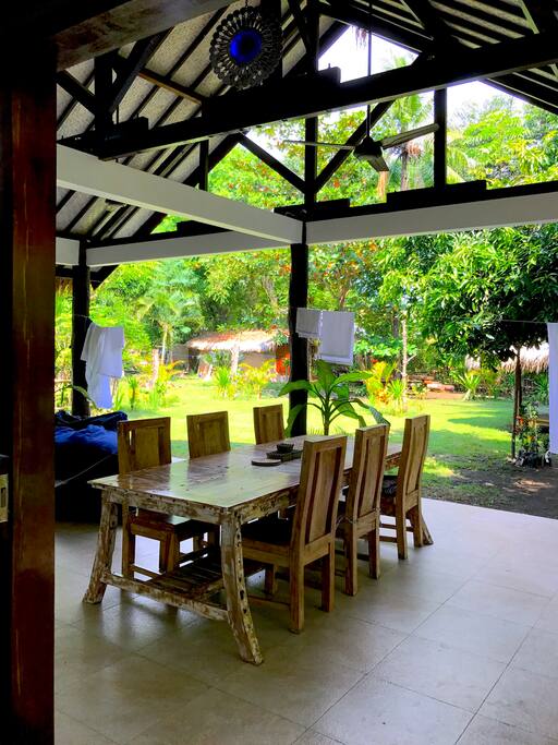 The terrace