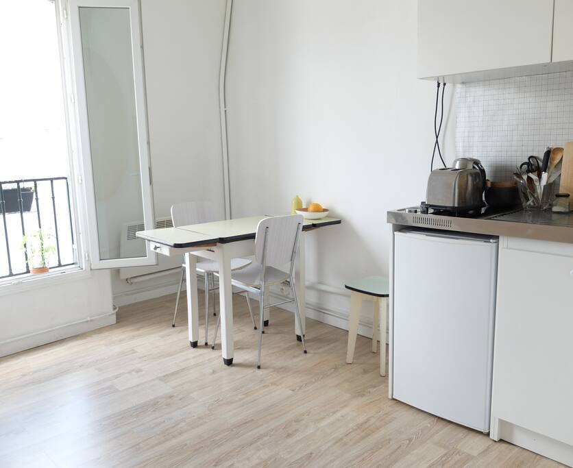 Salon et cuisine