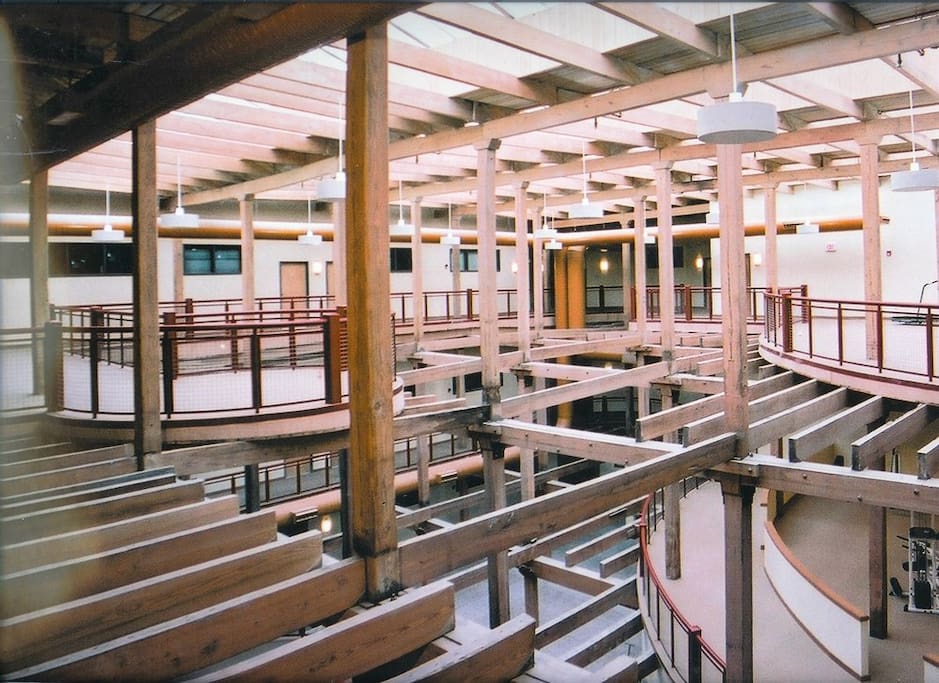 Inside of the building