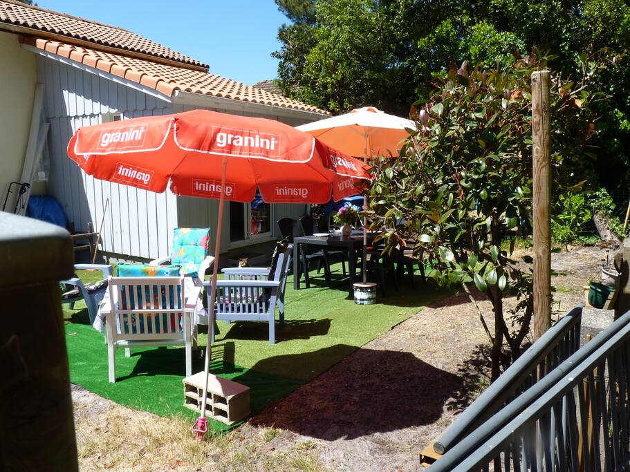 et la relaxation au jardin