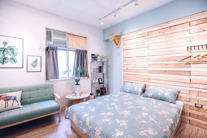 《北歐鄉村風》近成大、台南火車站騎車7mins•獨立套房•設計師全新手工**訂房前請詳閱說明事項**
