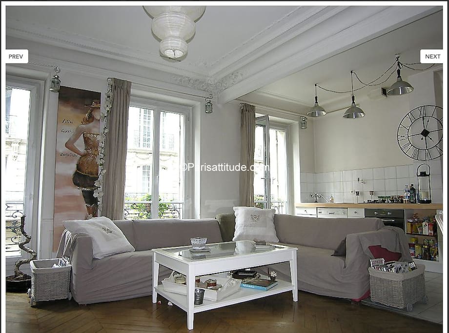 Salon de l'appartement