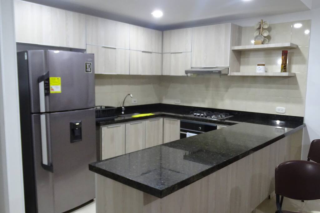Cocina bien dotada