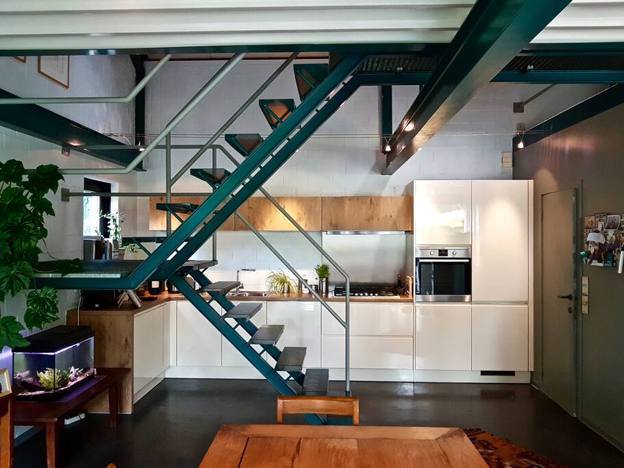 Breakfast in fully equipped kitchen