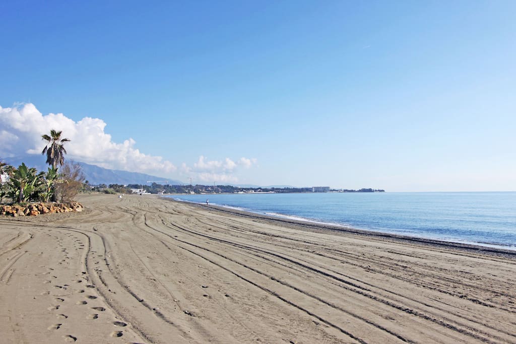 our beach about 300 meter distance