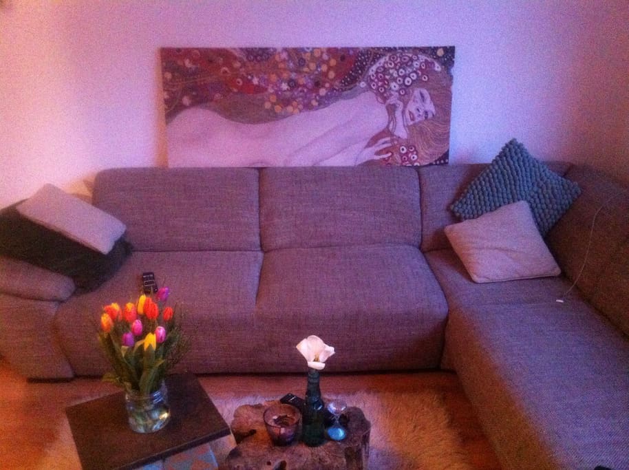 Big and comfy sofa