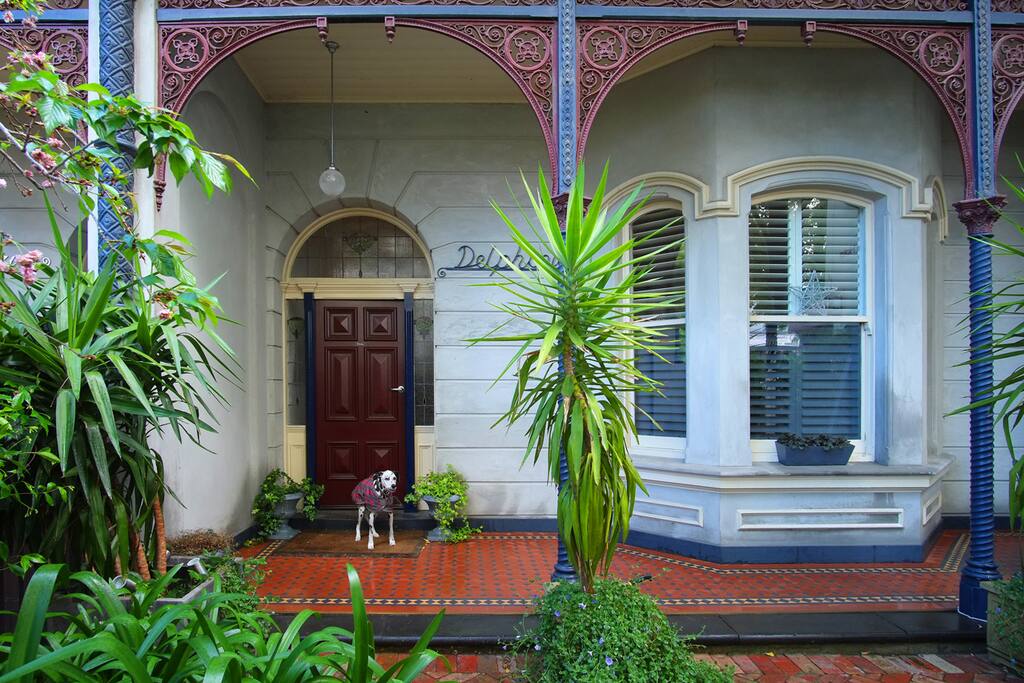 Be greeted by our beloved Dally -Marnie!