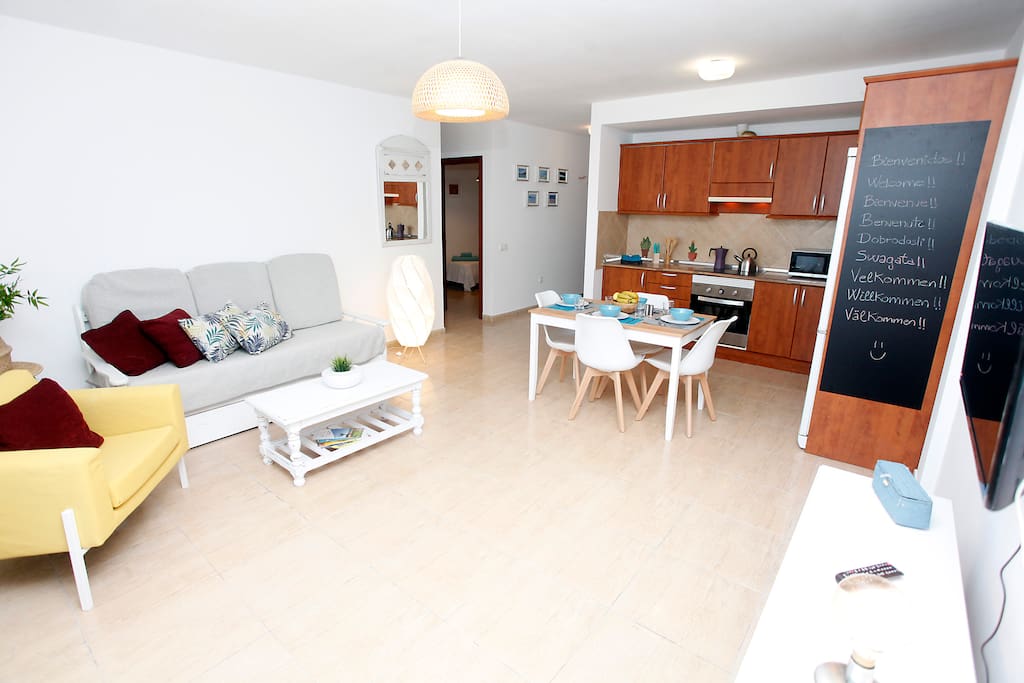 Zona cocina y salón