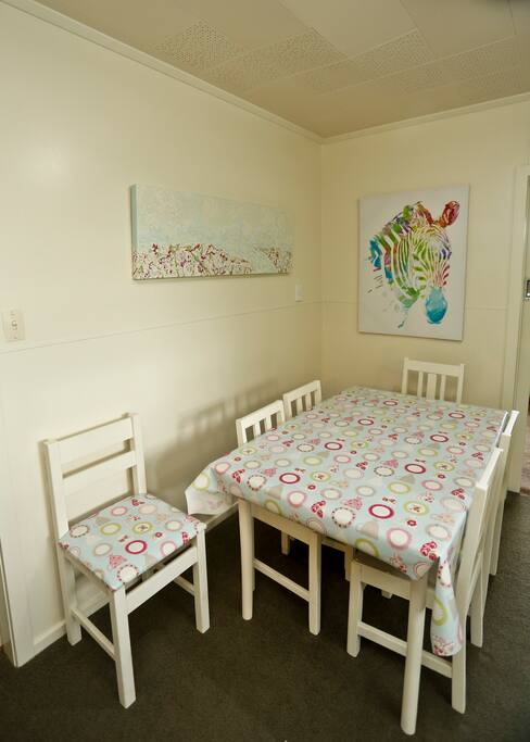 Dining room in the kitchen