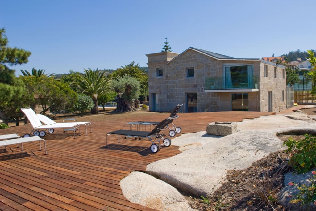 Solarium y casa