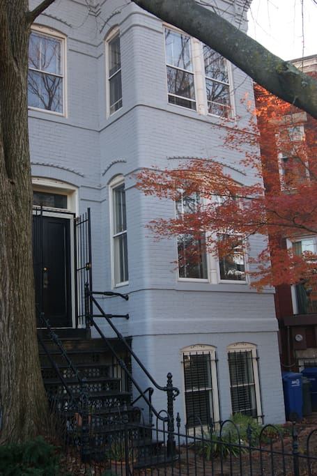 Historic brick row home.