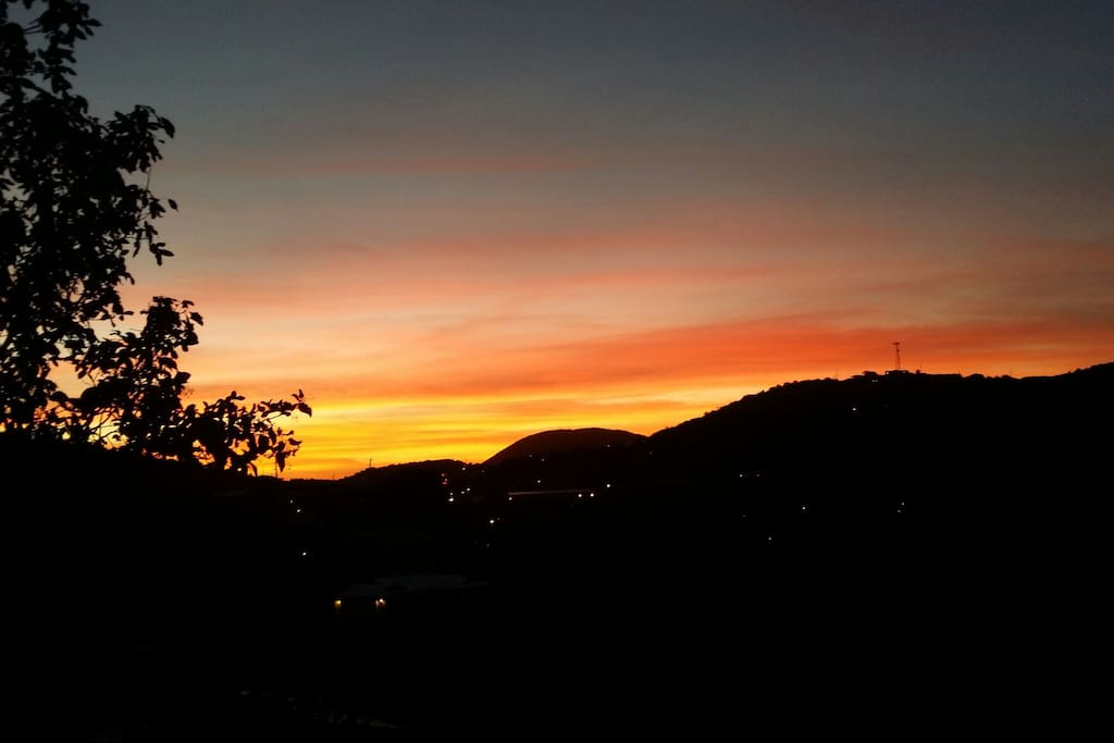 Sunset from your front door