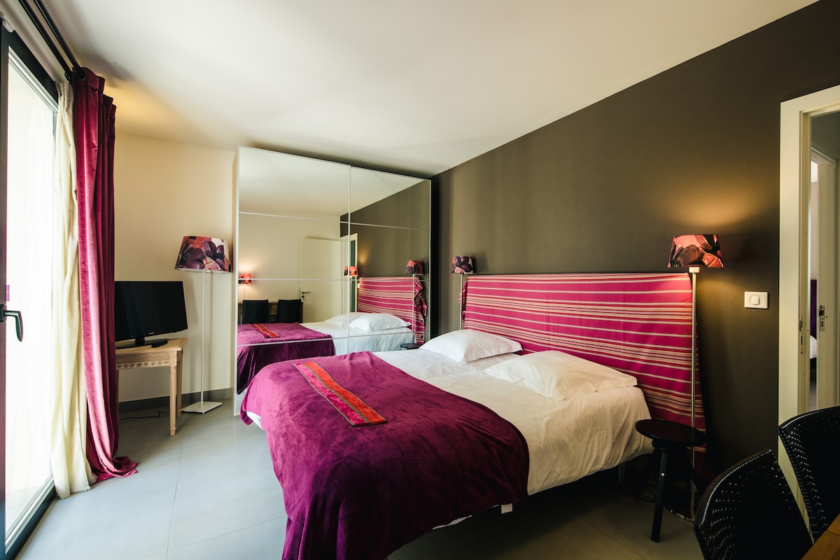 chambre RC sud piscine