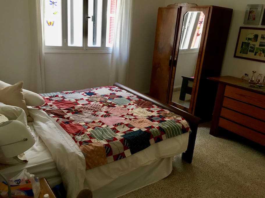 South bedroom with queen-sized bed