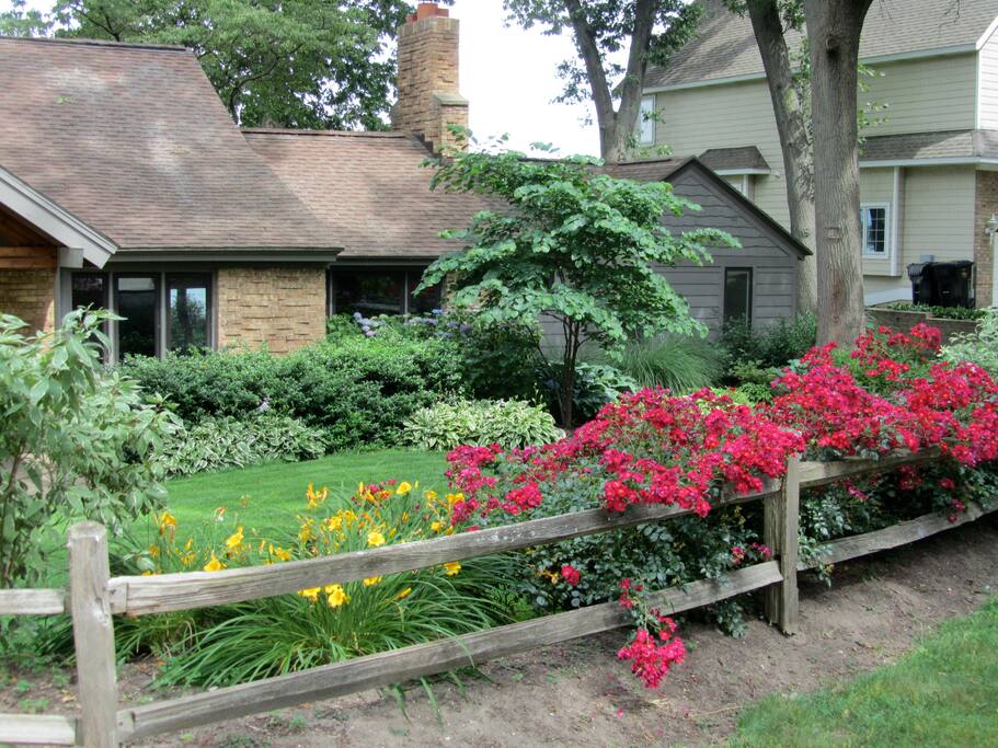 Front of our home facing south.