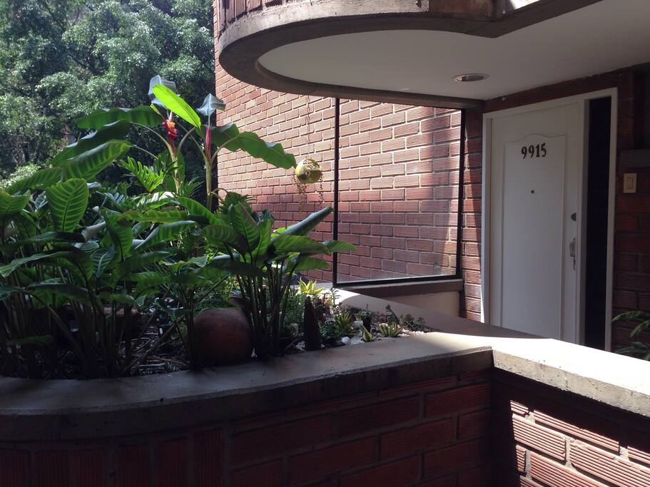 Acceso privado al apartamento