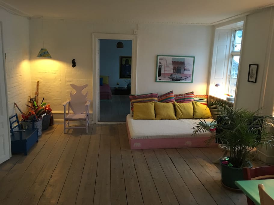 Living room facing your room